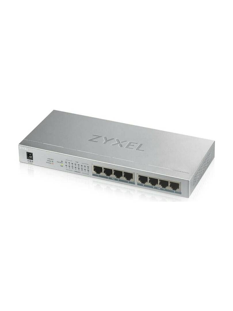 ZYXEL GS1008HP 8 Port Gigabit Yönetilemez PoE Switch