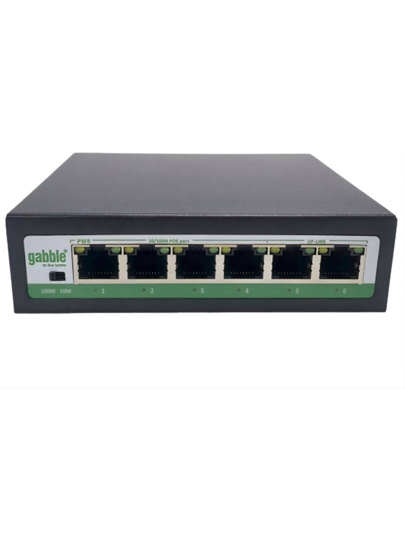 Gabble GAB-P42MM 4 Port 10/100 Mbps 2 Port 100M Uplink PoE Switch