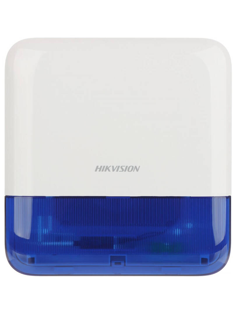 Hikvision DS-PS1-E-WE-AXPRO Kablosuz Dış Ortam Siren mavi AXPRO