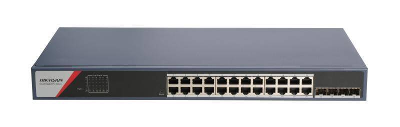 Hikvision DS-3E1528-SI-24T4F Switch 24 port Rj45 + 4 port Sfp (Poesiz)