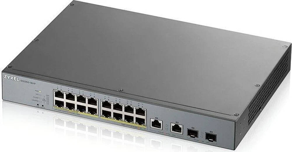 ZYXEL GS1350-18HP 18 Port IP Surveillance Web Yönetilebilir PoE Switch
